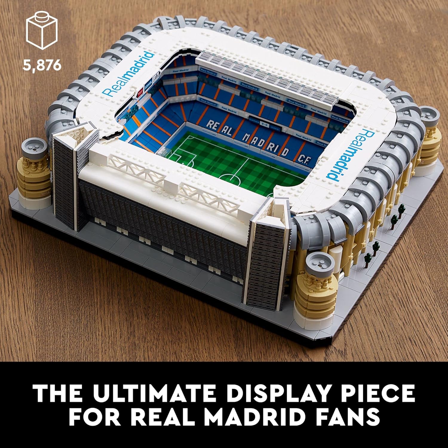 لگو استادیوم رئال مادرید سانتیاگو برنابئو 5876 قطعه مدل Real Madrid Santiago Bernabeu Stadium B2355