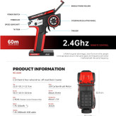ماشین کنترلی جیپ آفرود صخره نورد مقیاس 1/24 مدل Wltoys 2428