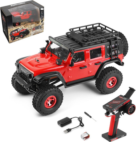 ماشین کنترلی جیپ آفرود صخره نورد مقیاس 1/24 مدل Wltoys 2428