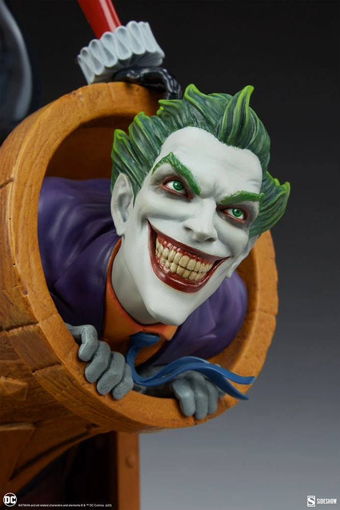 فیگور جوکر و هارلی کویین توپخانه برند سایدشو نسخه 205 از 1000 مدل Joker & Harley Quinn SIDESHOW