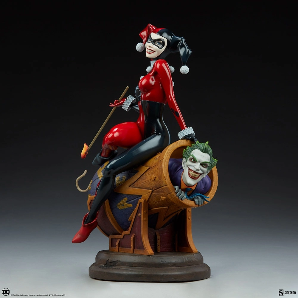 فیگور جوکر و هارلی کویین توپخانه برند سایدشو نسخه 205 از 1000 مدل Joker & Harley Quinn SIDESHOW