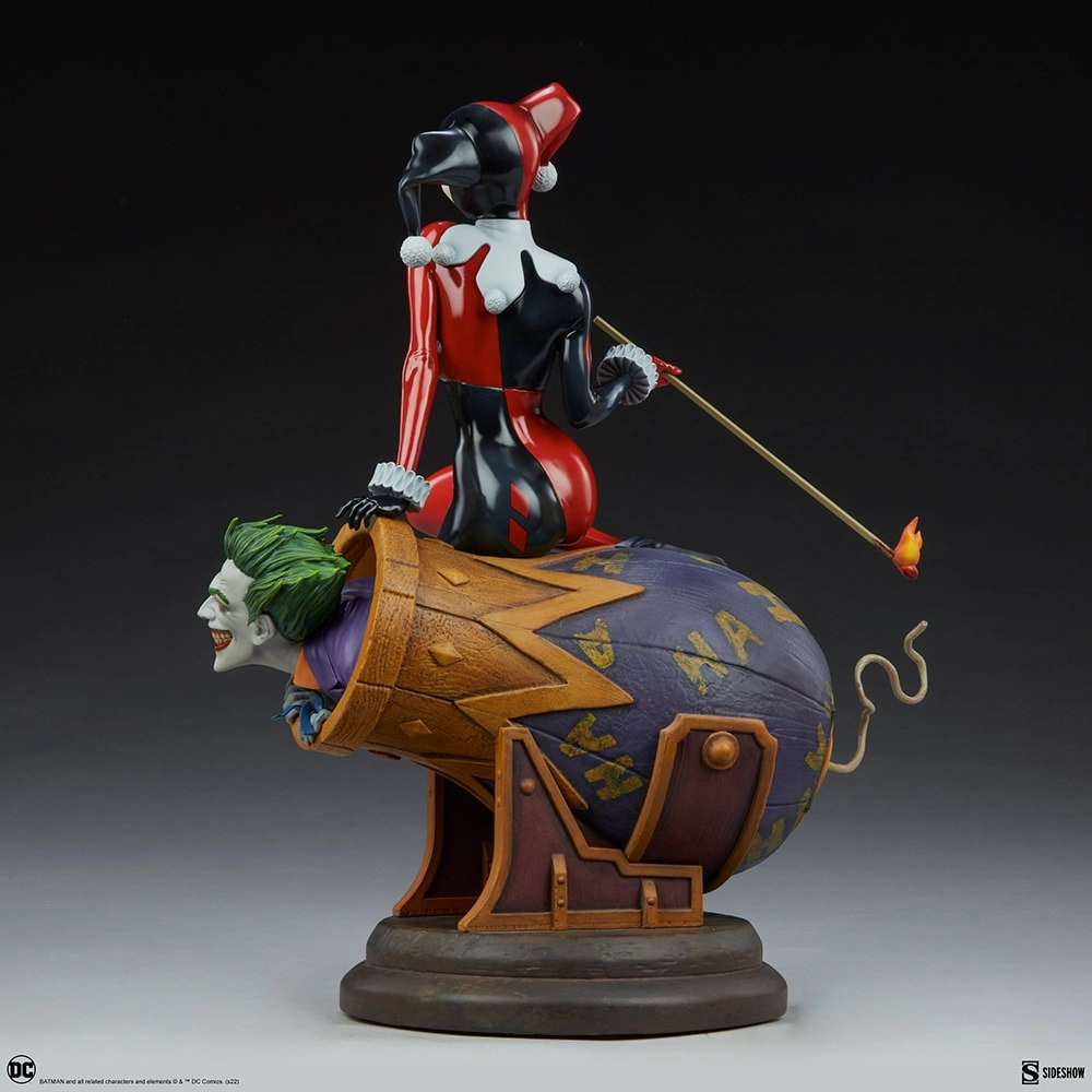 فیگور جوکر و هارلی کویین توپخانه برند سایدشو نسخه 205 از 1000 مدل Joker & Harley Quinn SIDESHOW