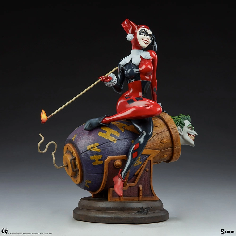 فیگور جوکر و هارلی کویین توپخانه برند سایدشو نسخه 205 از 1000 مدل Joker & Harley Quinn SIDESHOW