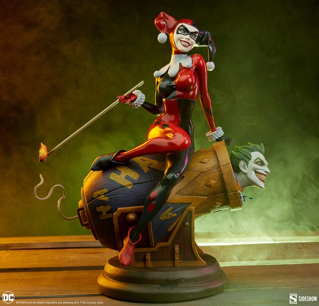 فیگور جوکر و هارلی کویین توپخانه برند سایدشو نسخه 205 از 1000 مدل Joker & Harley Quinn SIDESHOW