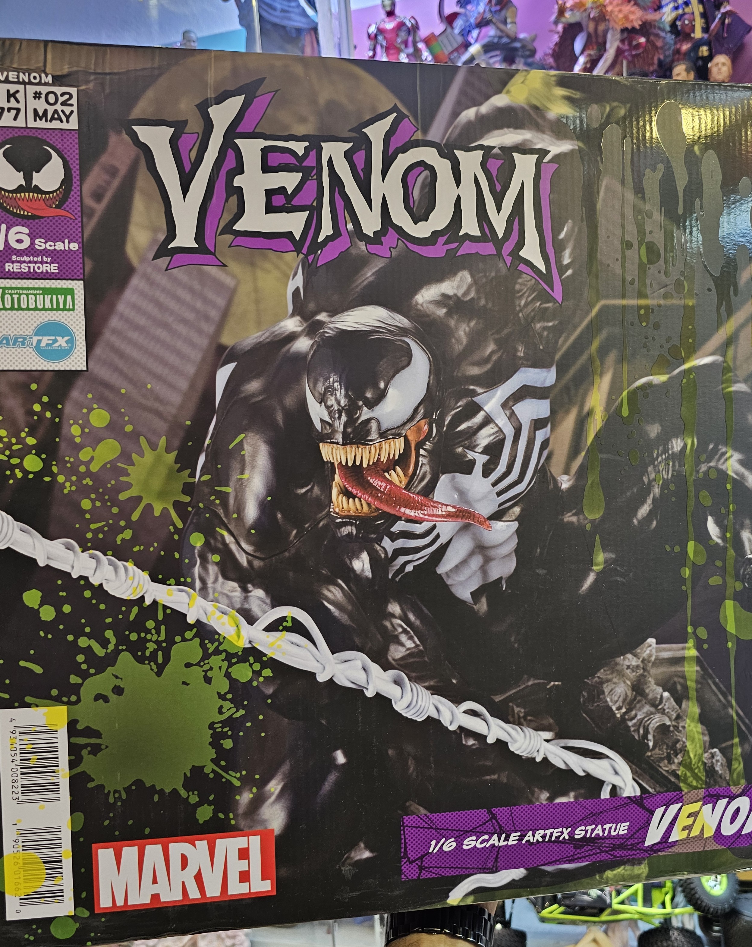 فیگور ونوم برند کاتابوکیا مقیاس 1/6 مدل MARVEL COMICS VENOM ARTFX STATUE Kotobukiya