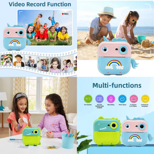 دوربین عکاسی کودک چاپ فوری پرینتر دار همراه سلفی 01
