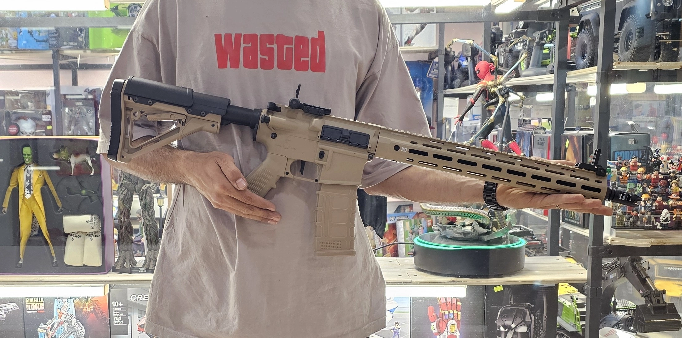تفنگ تیر ژله ای شارژی GUN M4