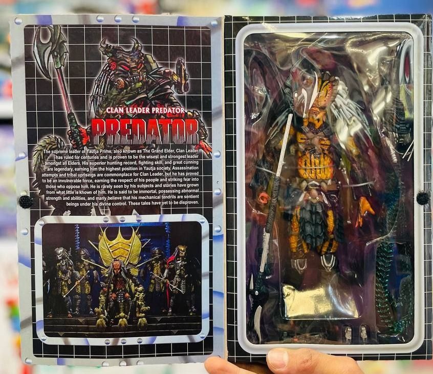 اکشن فیگور پردیتور رهبر قبیله predator clan leader Neca