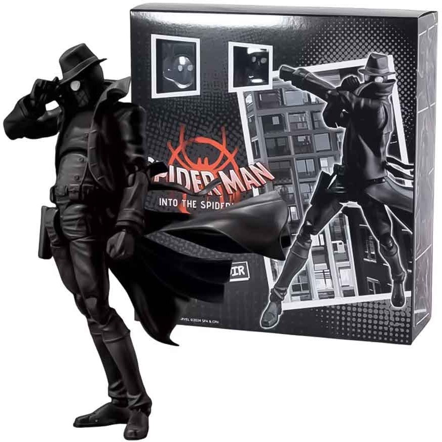 اکشن فیگور اسپایدرمن مایلز مورالز مدل Spiderman Marvel Noir Detective Miles Morales