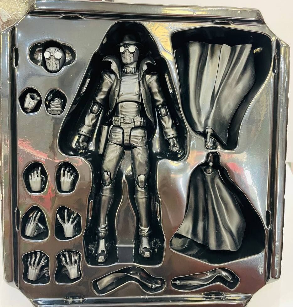 اکشن فیگور اسپایدرمن مایلز مورالز مدل Spiderman Marvel Noir Detective Miles Morales