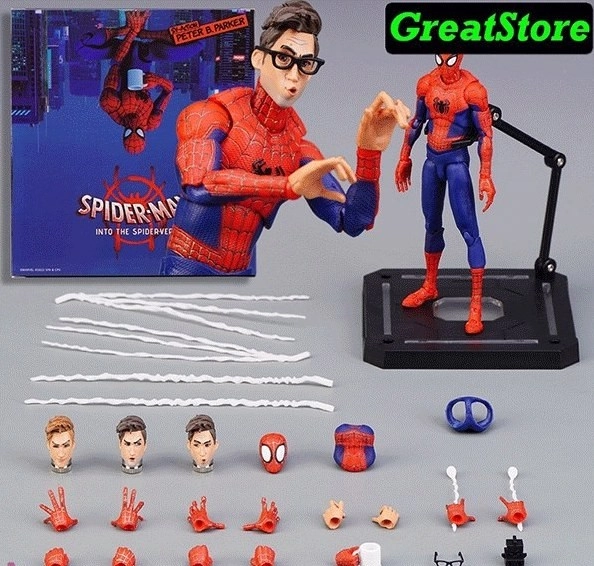 اکشن فیگور اسپایدرمن پیتر پارکر مدل Into The Spider Man-Verse