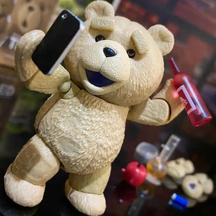اکشن فیگور خرس تد برند فیگما مدل Teddy Bear Figure Movie TED 2