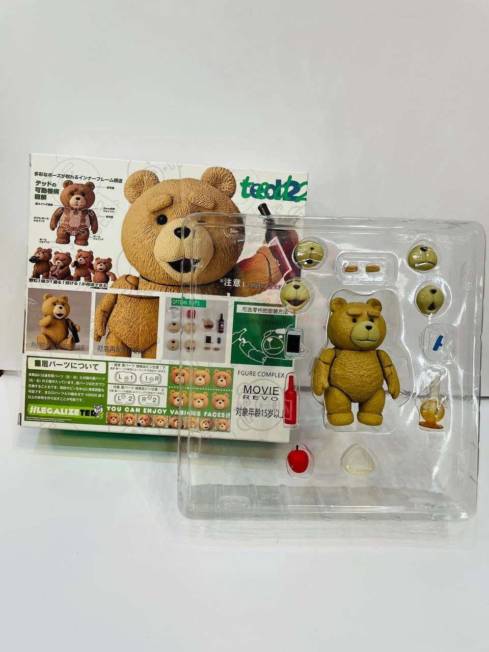 اکشن فیگور خرس تد برند فیگما مدل Teddy Bear Figure Movie TED 2