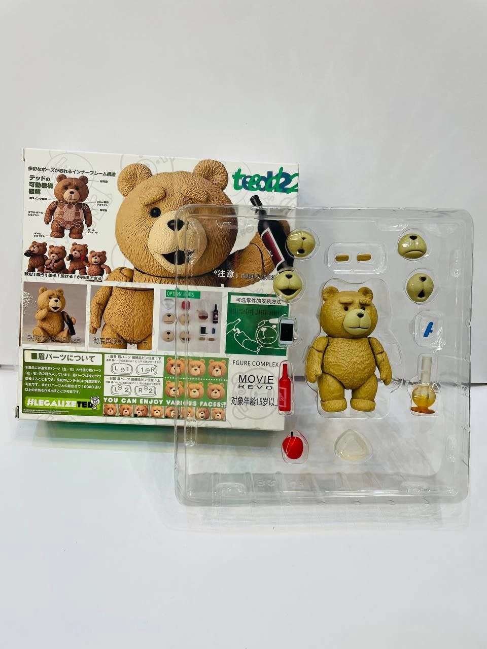 اکشن فیگور خرس تد برند فیگما مدل Teddy Bear Figure Movie TED 2