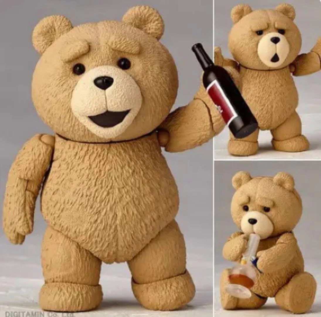 اکشن فیگور خرس تد برند فیگما مدل Teddy Bear Figure Movie TED 2