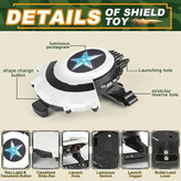 تفمگ تیر ابری مدل سپر کاپیتان امریکا بزرگ 001