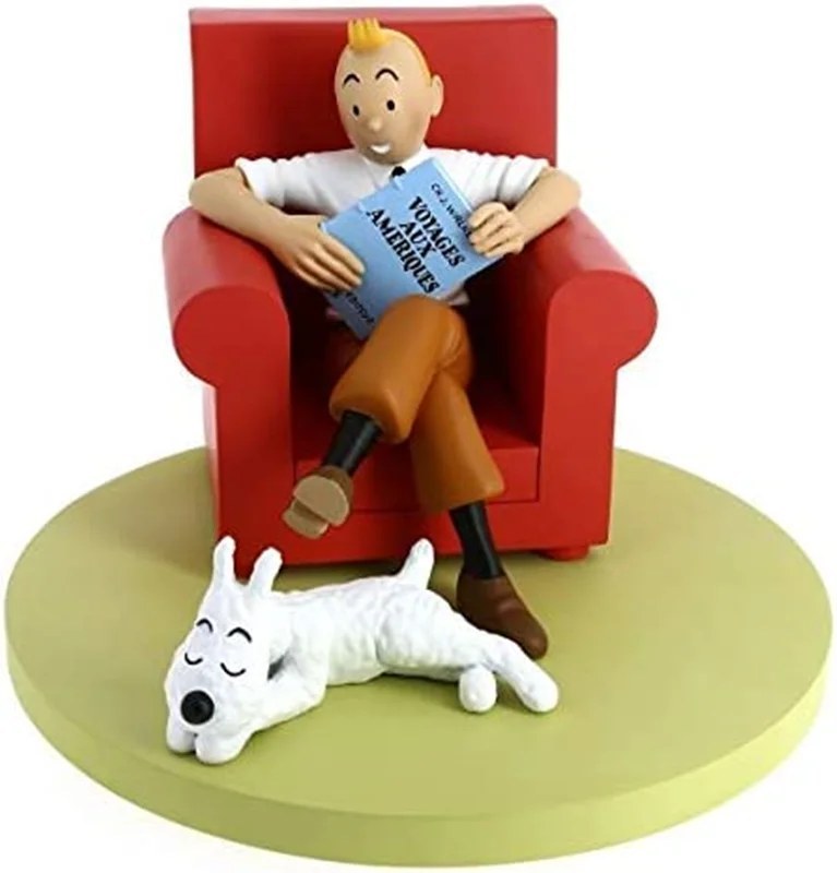 فیگور تن تن و میلو با روی مبل مدل TINTIN 01