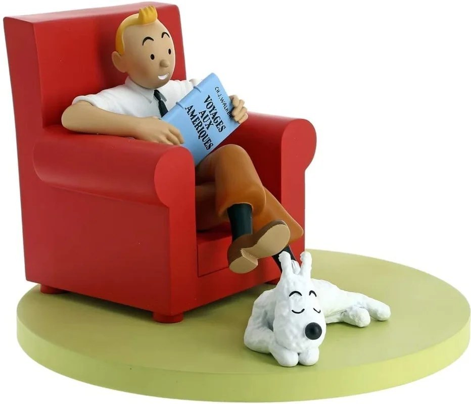 فیگور تن تن و میلو با روی مبل مدل TINTIN 01