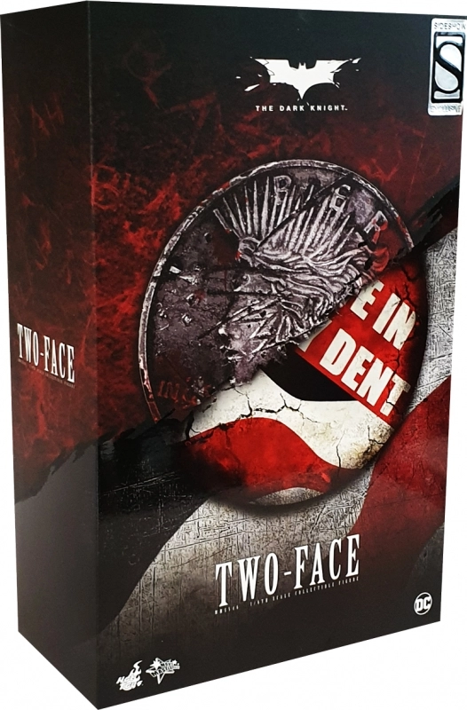 اکشن فیگور هاروی دنت سری بتمن دارک نایت برند هات تویز مدل Batman The Dark Night Two Face Hottoys