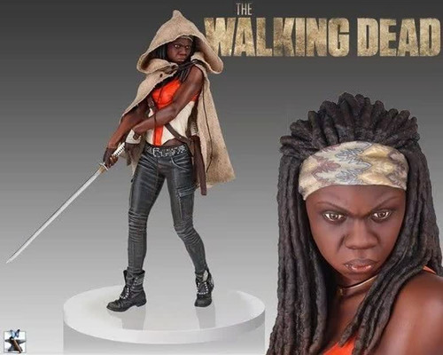 فیگور میشون از سری مردگان متحرک 45 سانت برند Three zero مدل The Walking Dead Michonne