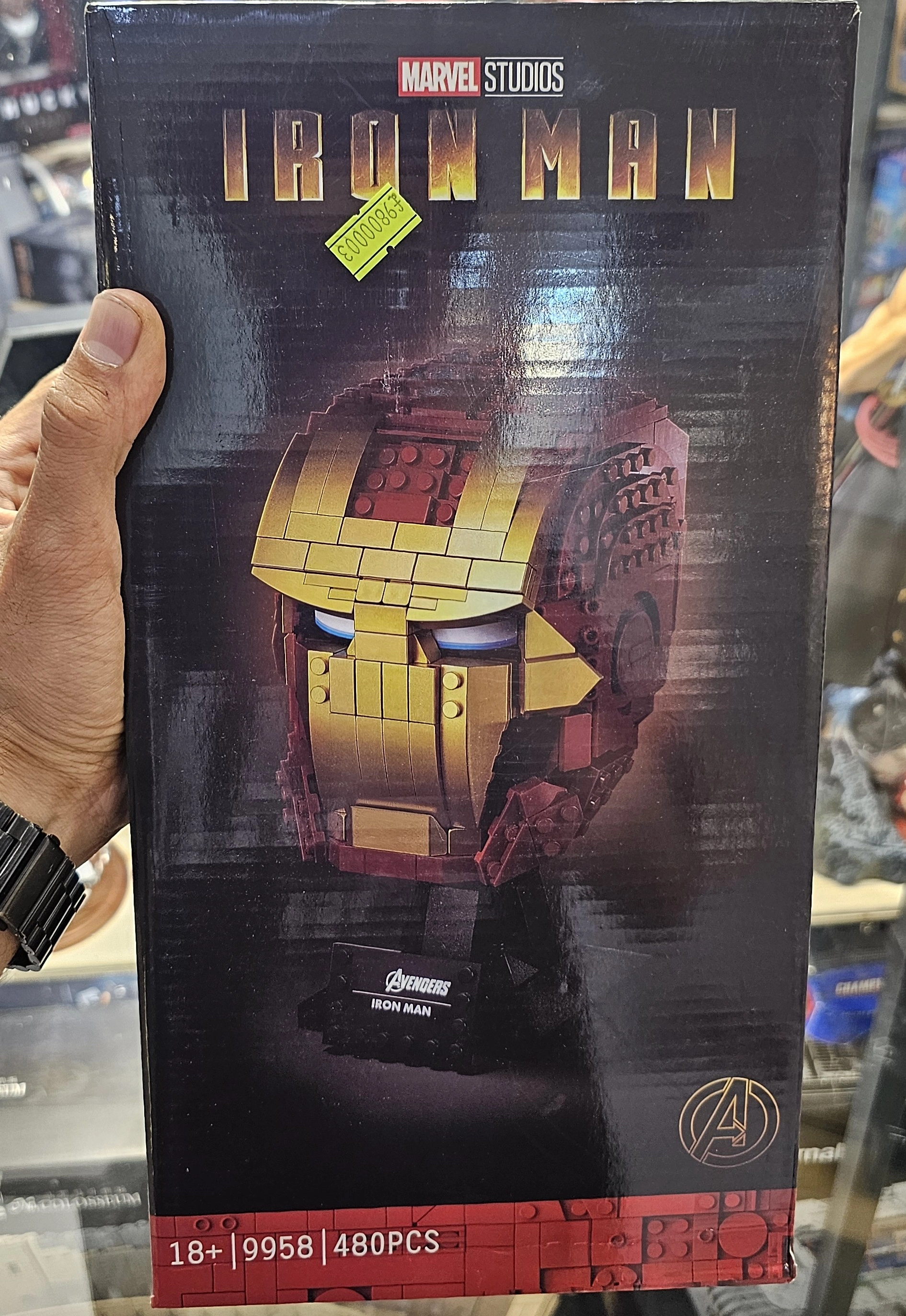 لگو سر آیرونمن مارول 480 قطعه مدل 9958