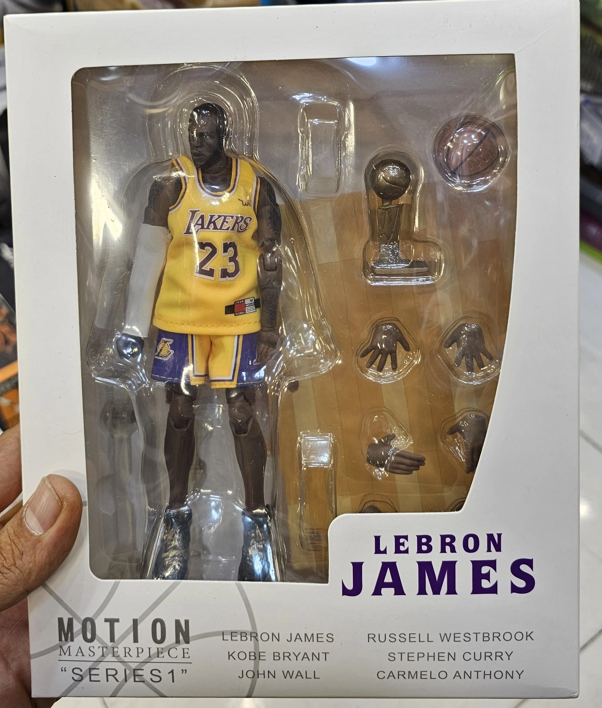 اکشن فیگور لبرون جیمز 18 سانت Los Angeles Lakers LeBron James