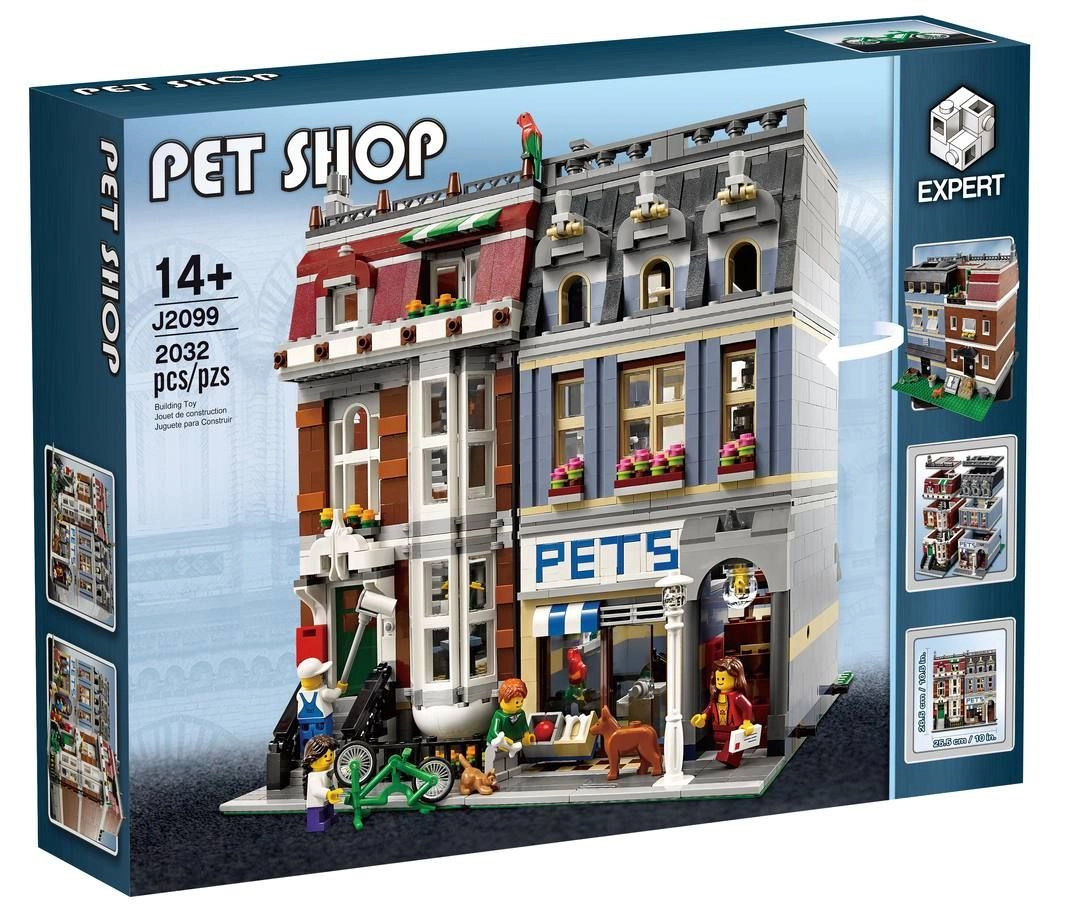 لگو ساختمان فروشگاه حیوانات 2032 قطعه مدل Creator Expert Pet Shop 2099