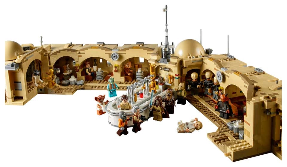 لگو جنگ ستارگان شهر کانتینا 3187 قطعه مدل Star Wars Mos Eisley Cantina1960