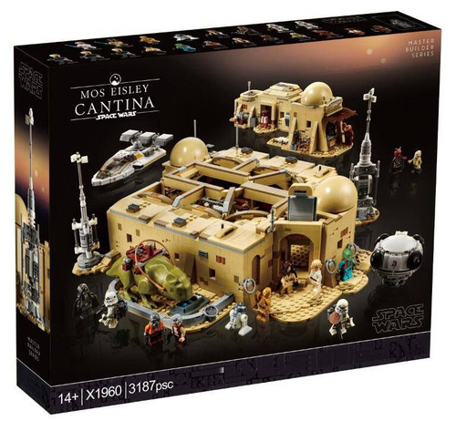 لگو جنگ ستارگان شهر کانتینا 3187 قطعه مدل Star Wars Mos Eisley Cantina1960