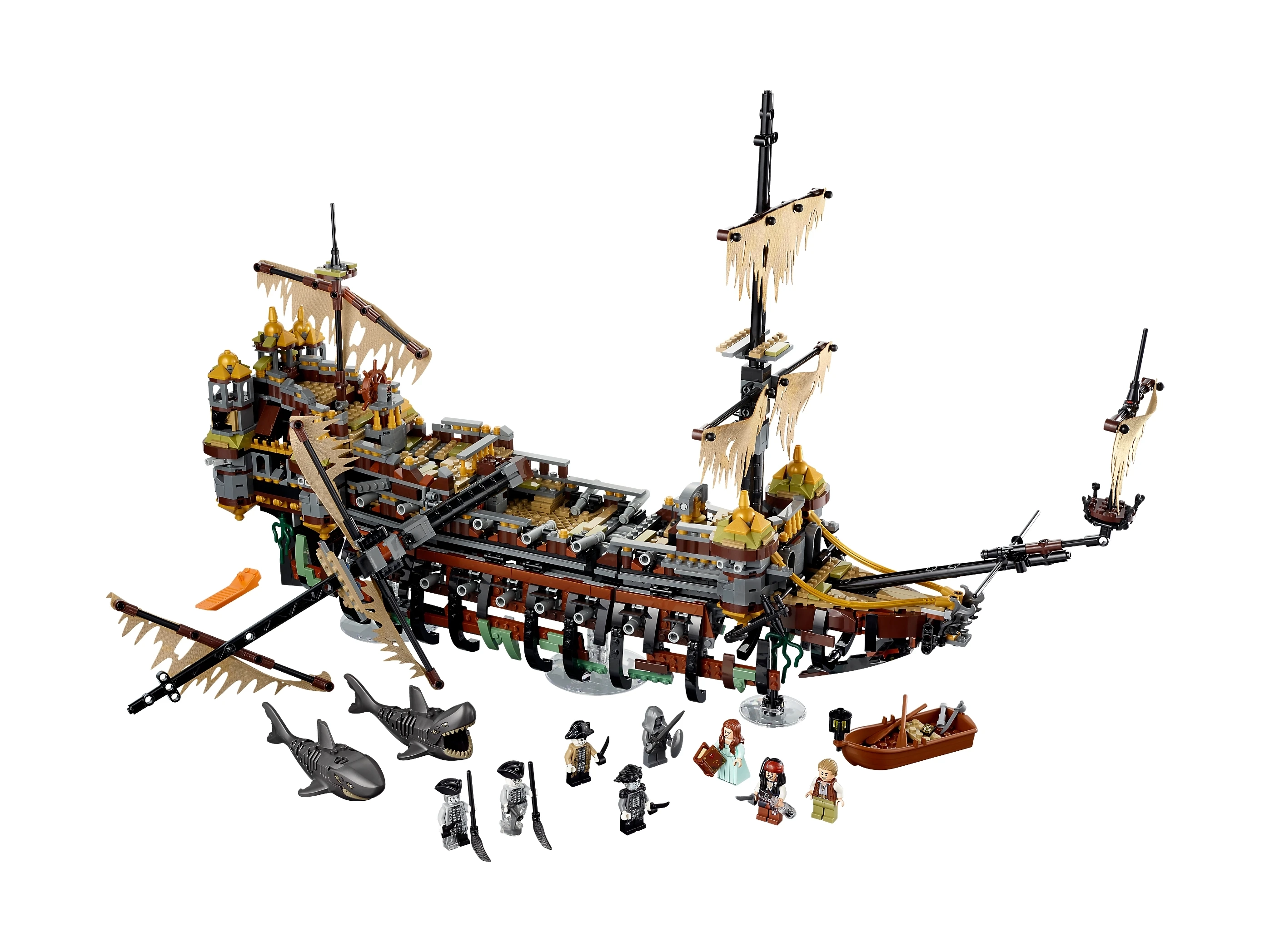 لگو کشتی دزدان دریایی کارائیب غرق شده 2294 قطعه مدل Pirates Of The Cramarye 2042