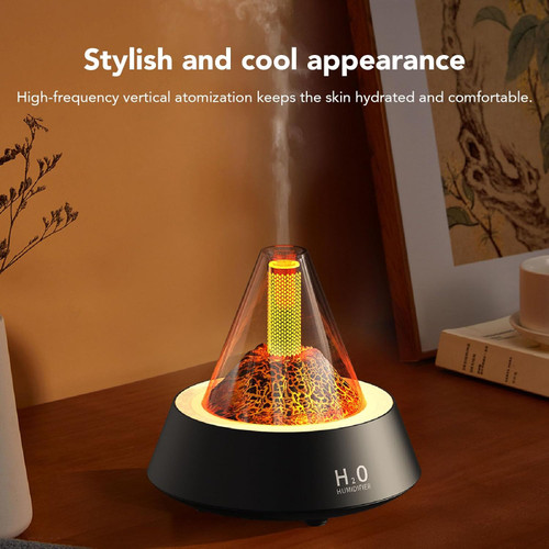 دستگاه بخور و چراغ خواب طرح آتش فشان مدل 183