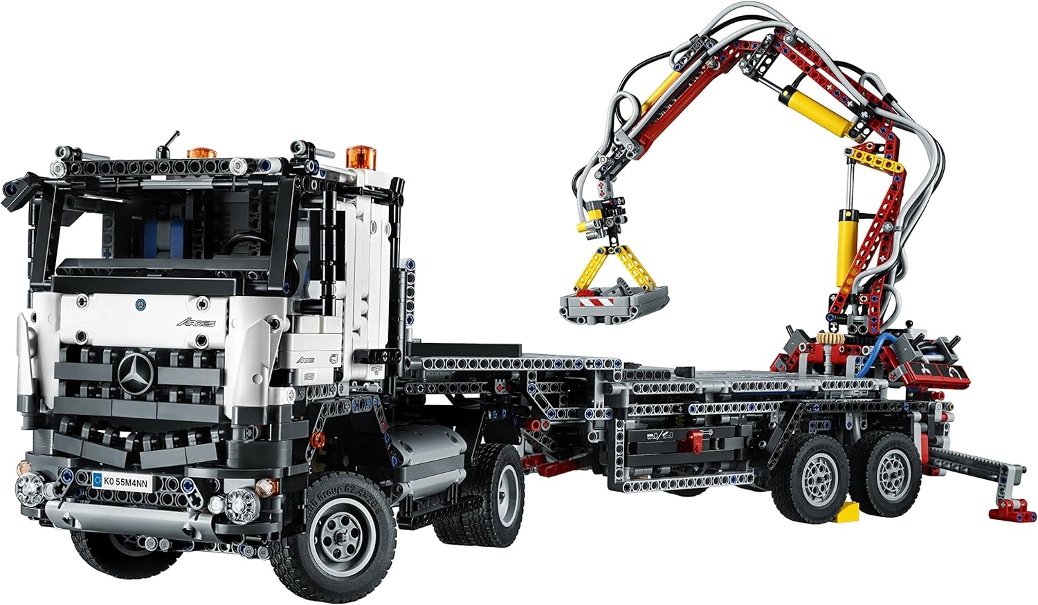 لگو کامیون و جرثقیل بنز اکتروس کنترلی 2793 قطعه مدل Mercedes-Benz Arocs Technic 4015