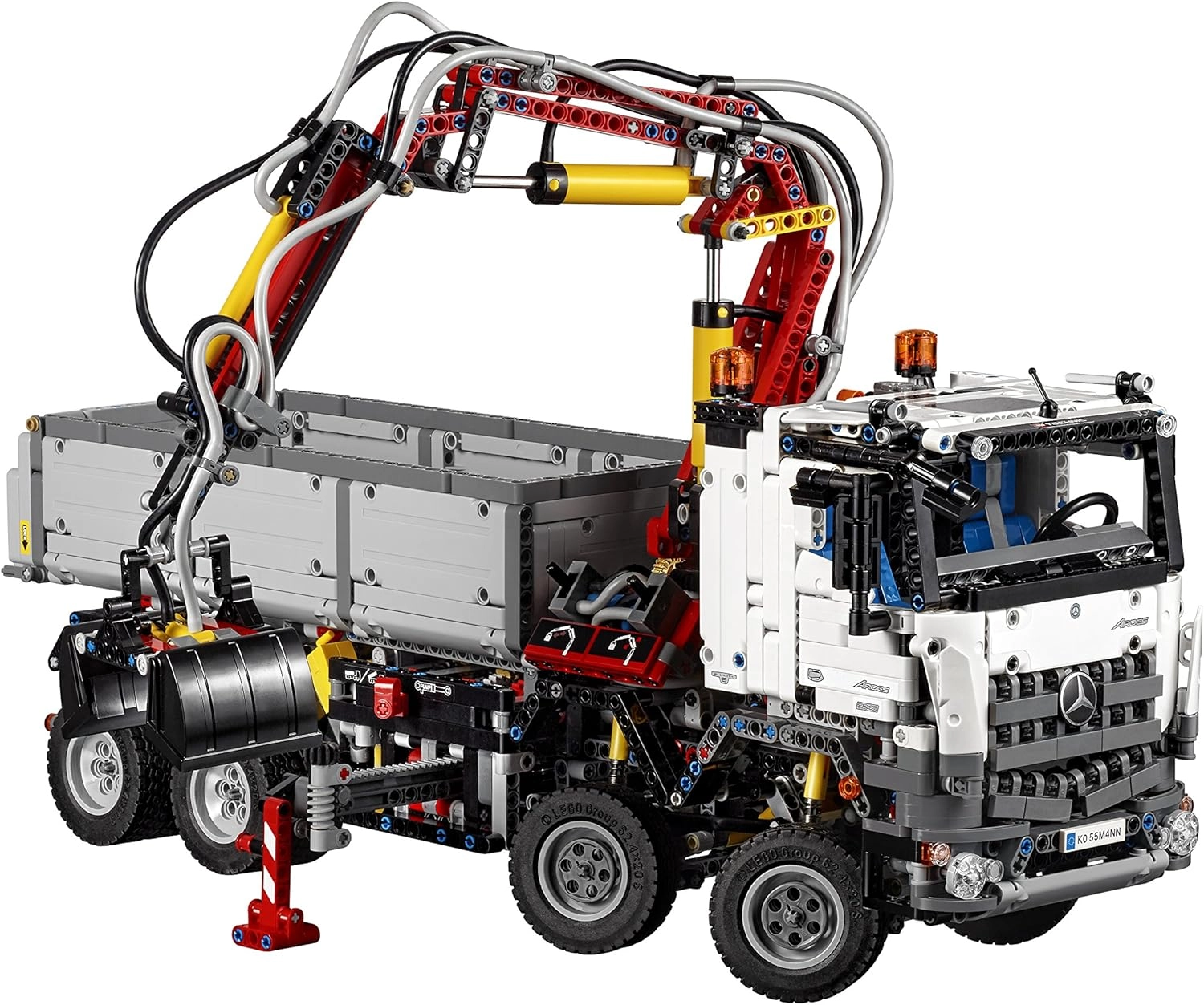 لگو کامیون و جرثقیل بنز اکتروس کنترلی 2793 قطعه مدل Mercedes-Benz Arocs Technic 4015