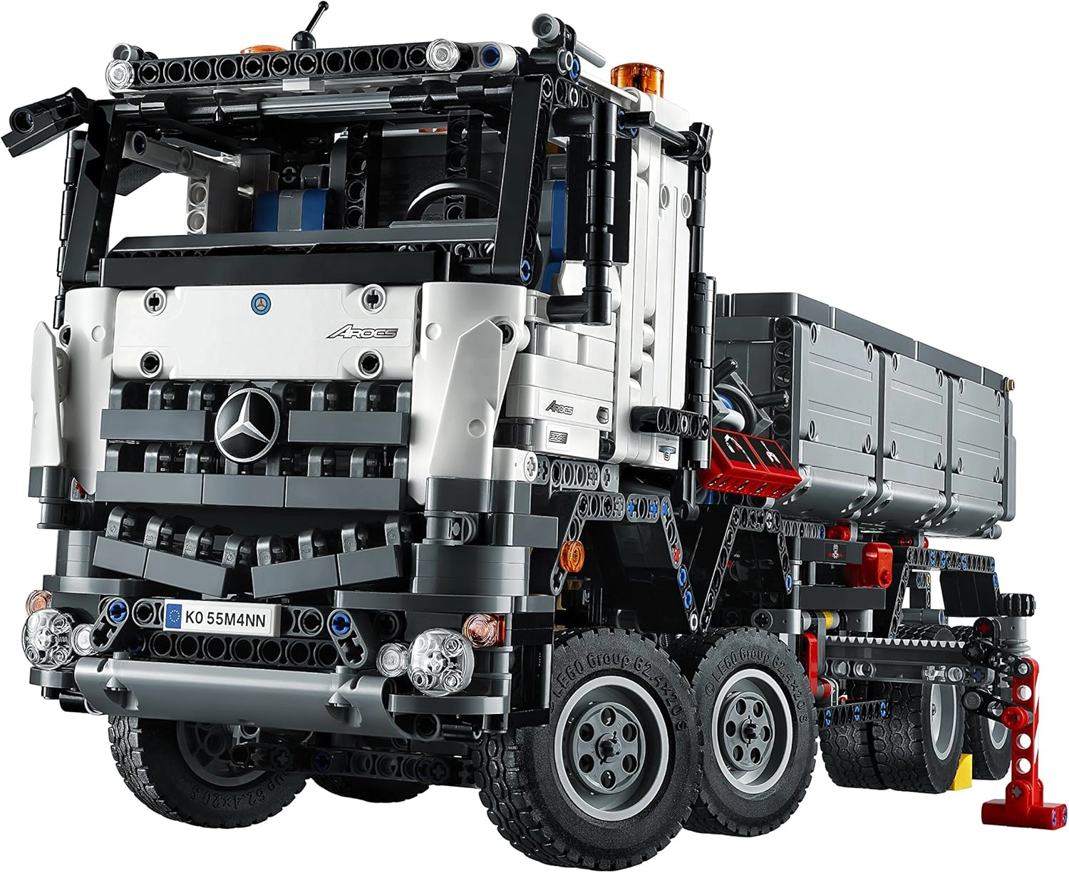 لگو کامیون و جرثقیل بنز اکتروس کنترلی 2793 قطعه مدل Mercedes-Benz Arocs Technic 4015