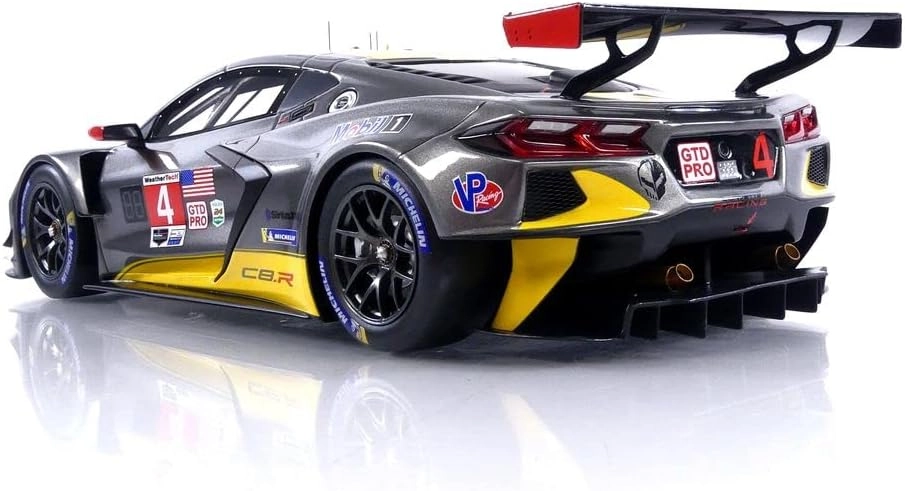 ماکت ماشین فلزی شورولت مدل کورت برند بوراگو Chevrolet corvette c8.r  Burago 1/24