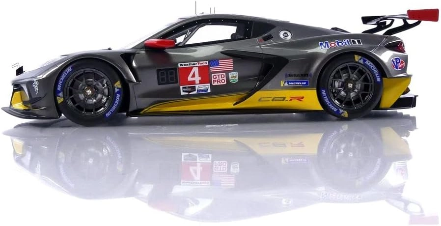 ماکت ماشین فلزی شورولت مدل کورت برند بوراگو Chevrolet corvette c8.r  Burago 1/24