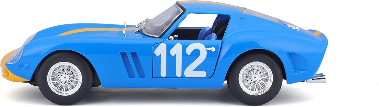 ماکت ماشین فلزی فراری 250 جی تی او برند بوراگو Ferrari 250 GTO Burago 1/24