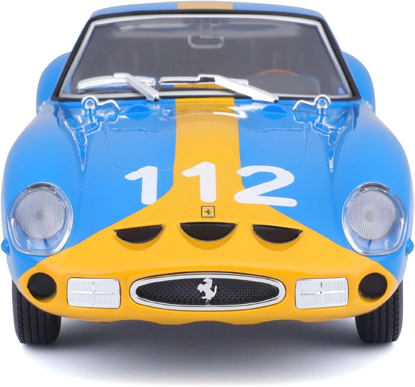 ماکت ماشین فلزی فراری 250 جی تی او برند بوراگو Ferrari 250 GTO Burago 1/24