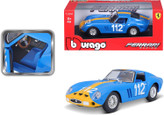 ماکت ماشین فلزی فراری 250 جی تی او برند بوراگو Ferrari 250 GTO Burago 1/24