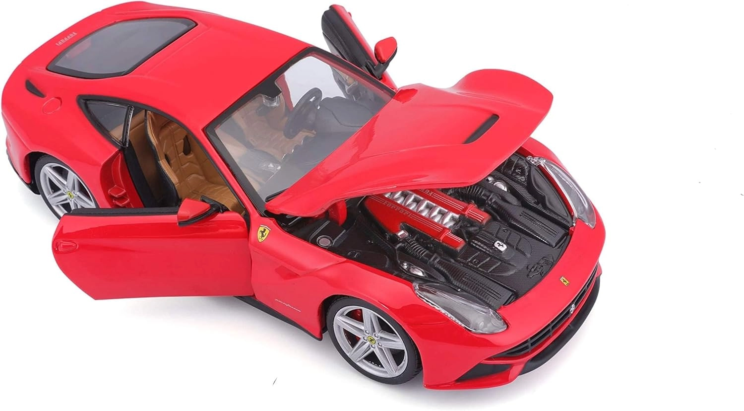 ماکت ماشین فلزی فراری اف 12 برلینتا برند بوراگو Ferrari F12 Berlinetta Burago 1/24