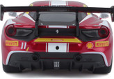 ماکت ماشین فلزی فراری 488 چلنج برند بوراگو Ferrari 488 Challenge Formula Racing Burago 1/24