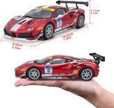 ماکت ماشین فلزی فراری 488 چلنج برند بوراگو Ferrari 488 Challenge Formula Racing Burago 1/24
