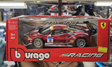 ماکت ماشین فلزی فراری 488 چلنج برند بوراگو Ferrari 488 Challenge Formula Racing Burago 1/24
