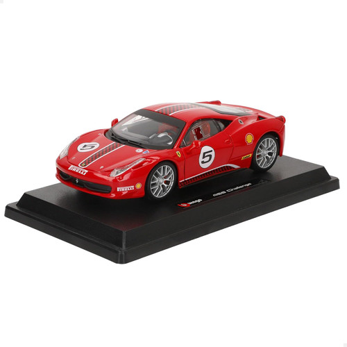 ماکت ماشین فلزی فراری 458 چلنج برند بوراگو Ferrari 458 Challenge Burago 1/24