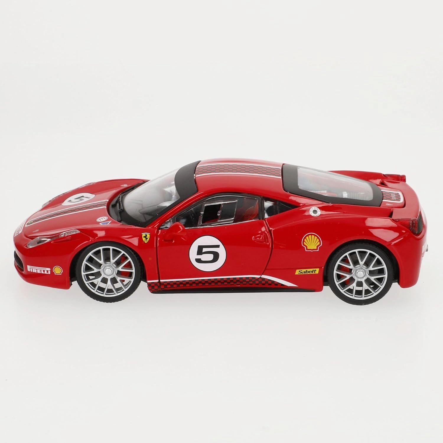 ماکت ماشین فلزی فراری 458 چلنج برند بوراگو Ferrari 458 Challenge Burago 1/24
