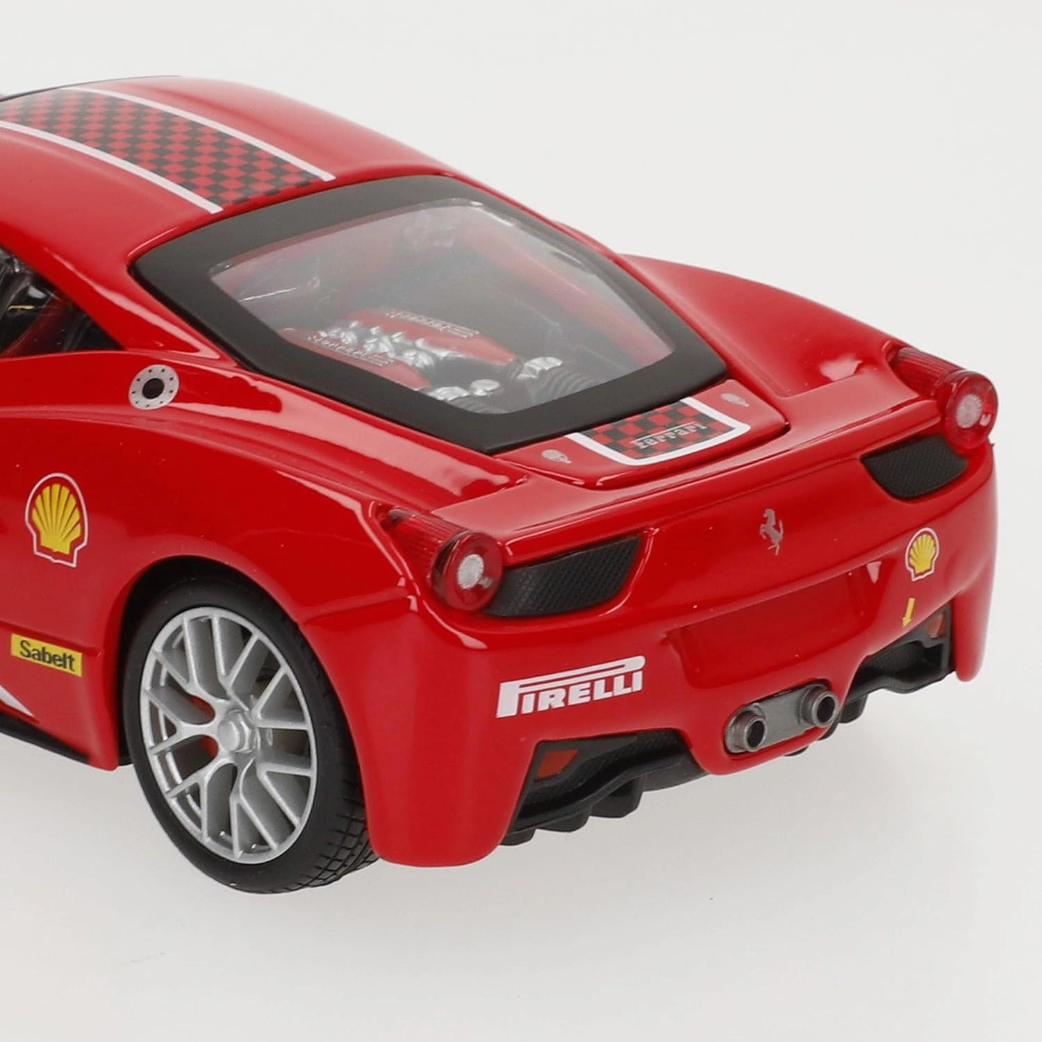 ماکت ماشین فلزی فراری 458 چلنج برند بوراگو Ferrari 458 Challenge Burago 1/24
