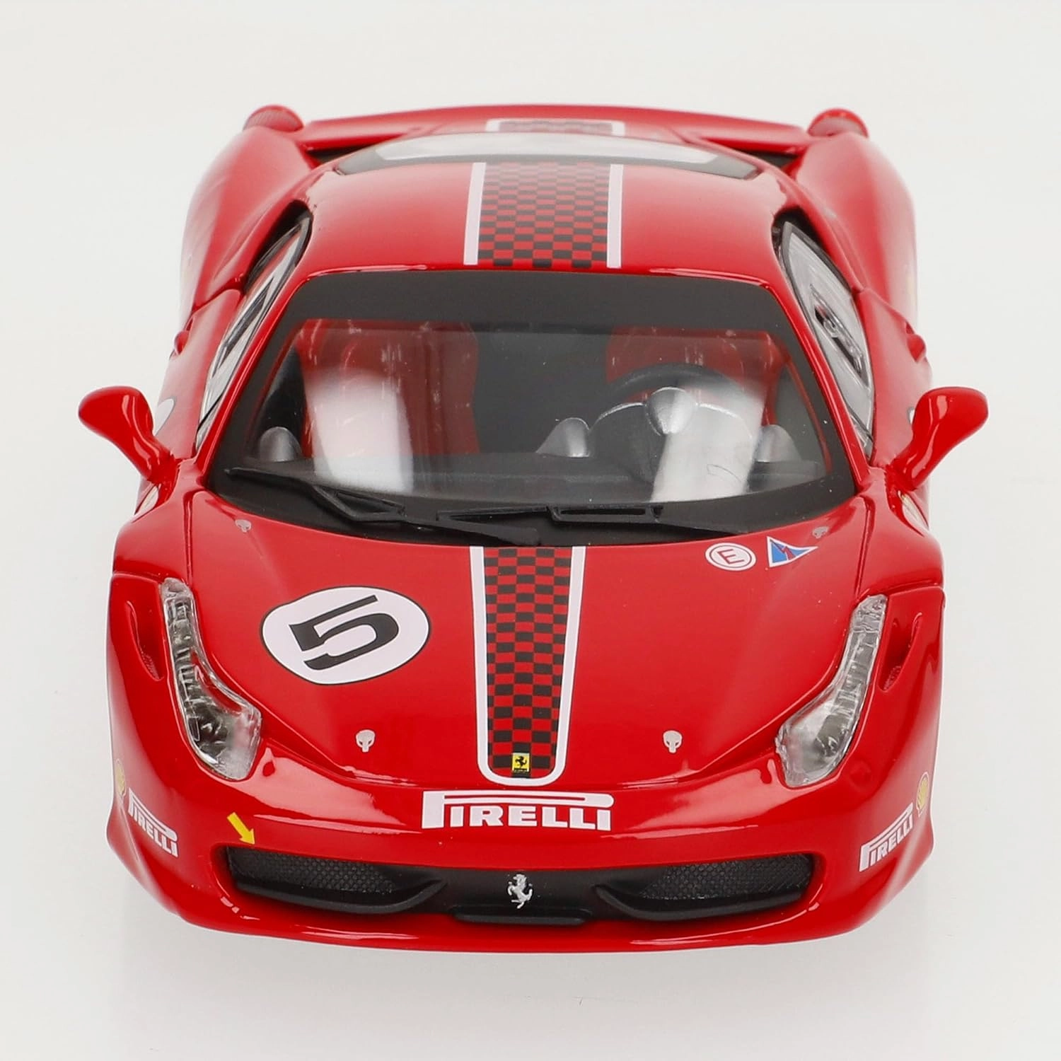 ماکت ماشین فلزی فراری 458 چلنج برند بوراگو Ferrari 458 Challenge Burago 1/24
