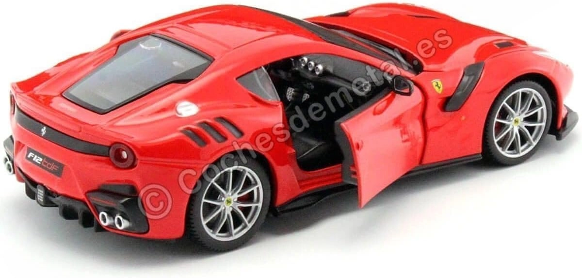 ماکت ماشین فلزی فراری اف 12 تی دی اف برند بوراگو Ferrari F12TDF Burago 1/24