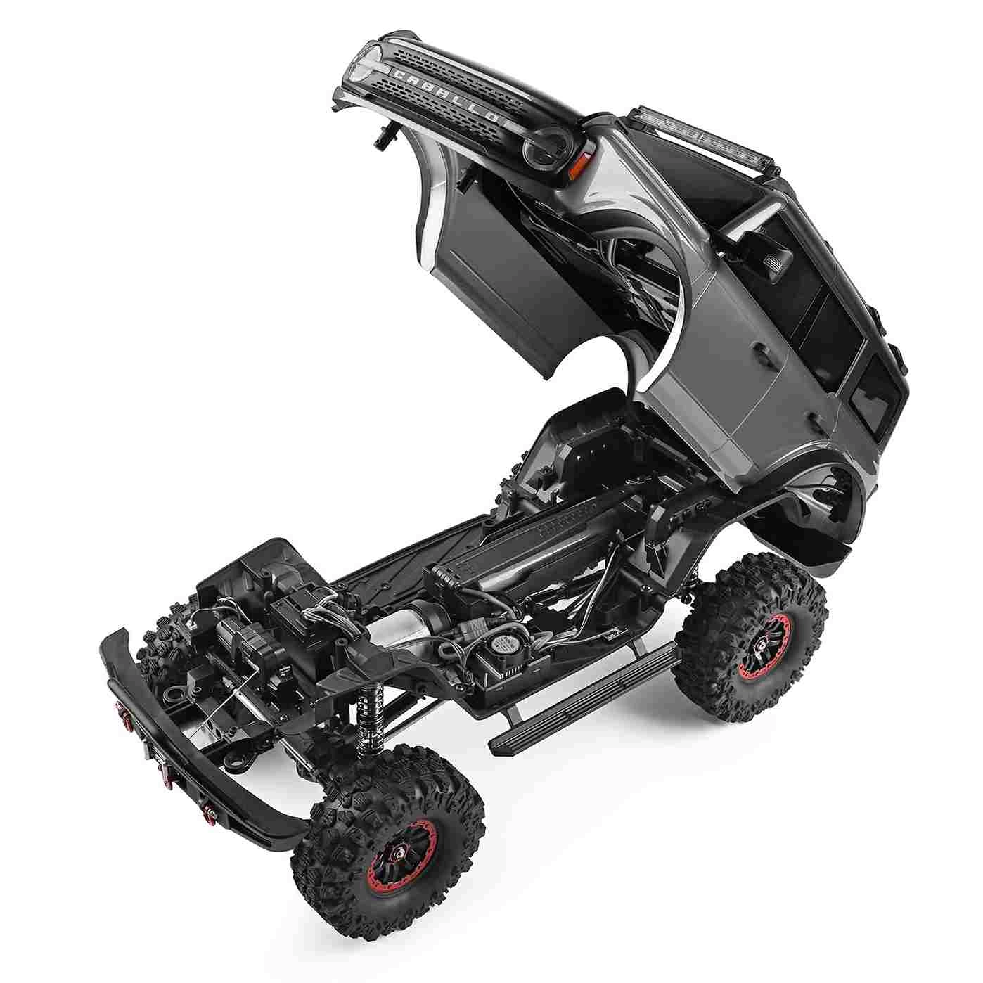 ماشین کنترلی آفرود فورد برانکو با قابلیت نصب وینچ مقیاس 1/10 مدل Wltoys 104020