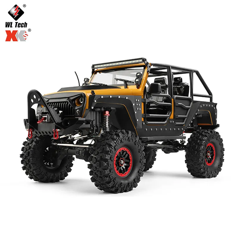 ماشین کنترلی آفرود جیپ صخره نورد با قابلیت نصب وینچ مقیاس 1/10 مدل Wltoys 104026